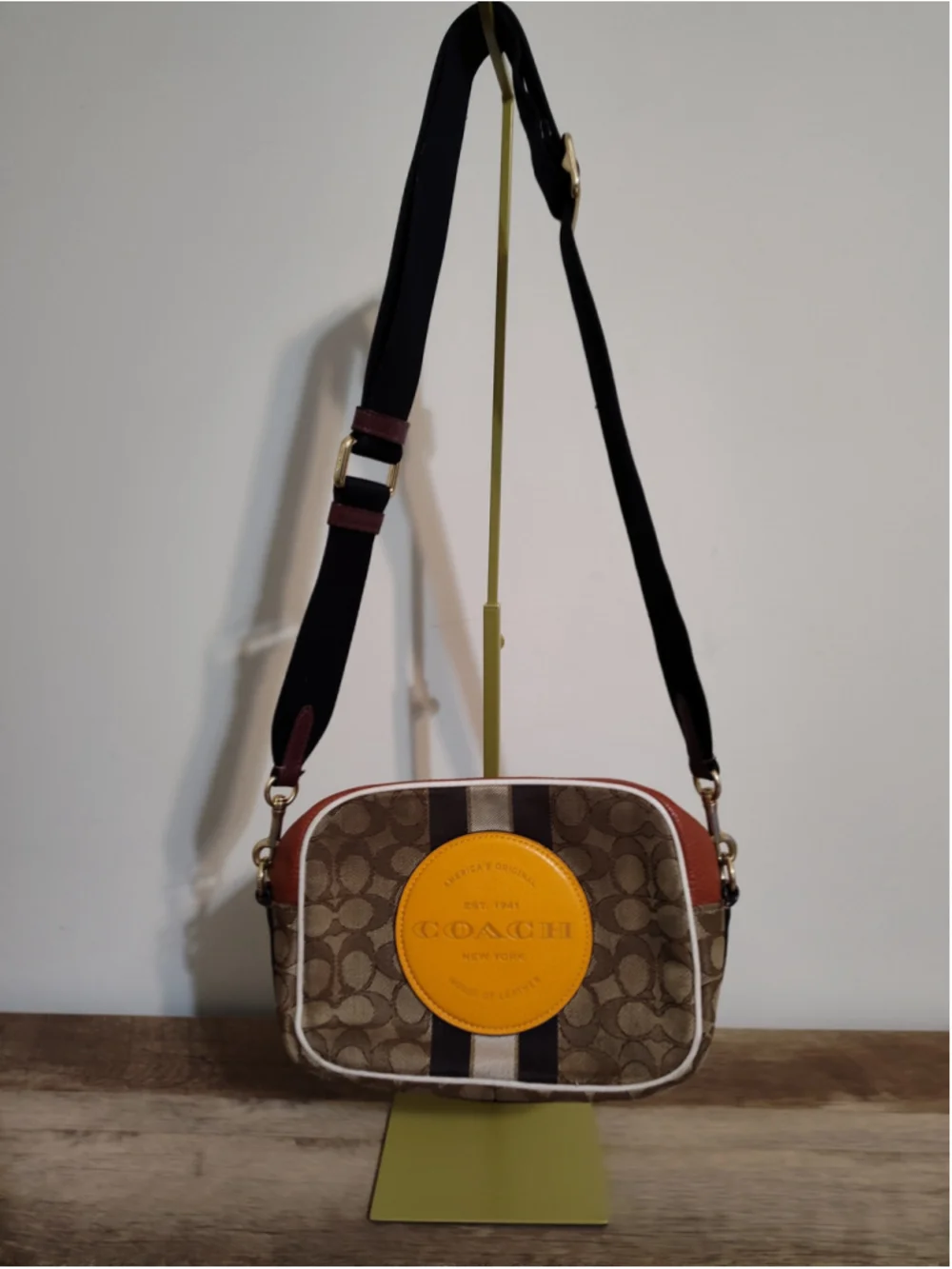 Women's Coach Crossbody Bag One Size Brown and Orange